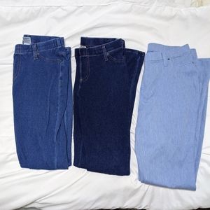 Set of 3 Time and Tru Jeggings